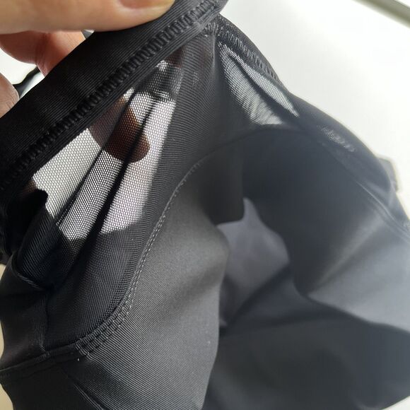 Nike Air Sports Bra Women’s Size S/M Black Strappy Back Workout Training - Picture 3 of 5